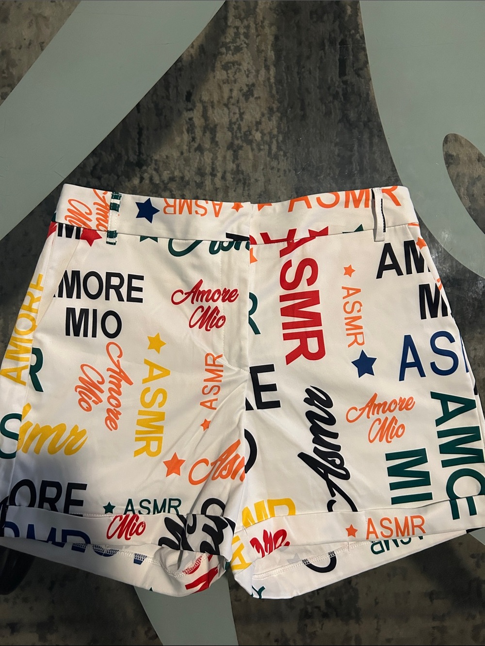 Ovi White Shorts